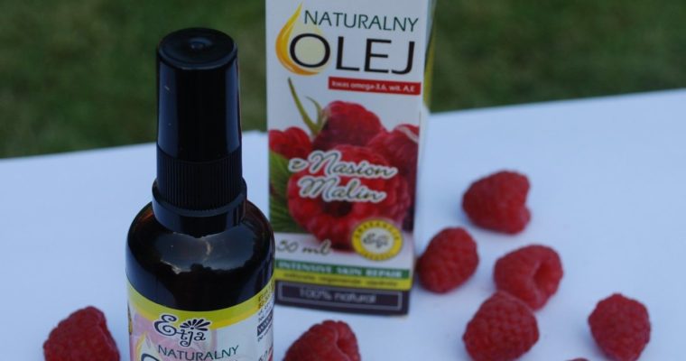 Naturalny olejek z pestek malin idealny na lato